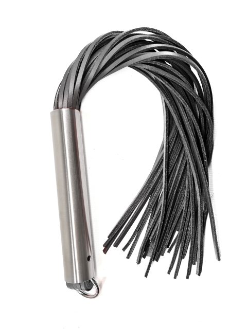 Martinet manche métal lanières en cuir RIGIDE