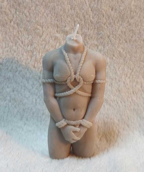 Bougie Bustes Hommes – Waxplay – Intensité 4