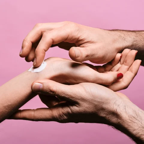 Crème de massage lubrifiante coco