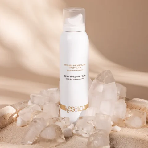 Mousse de massage crépitante