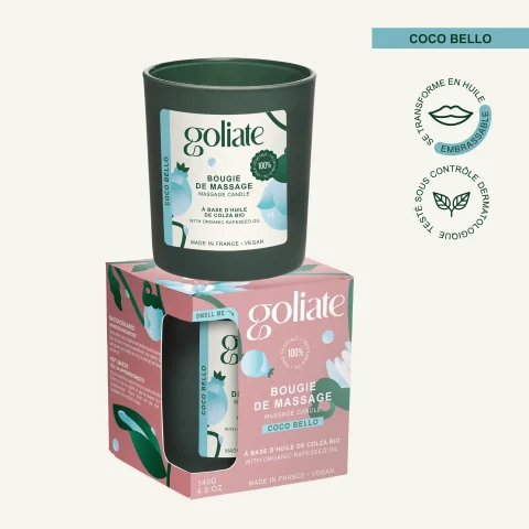 Bougie de massage bio - Coco Bello