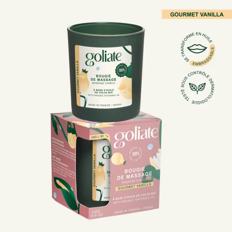 Bougie de massage bio - Vanilla gourmande