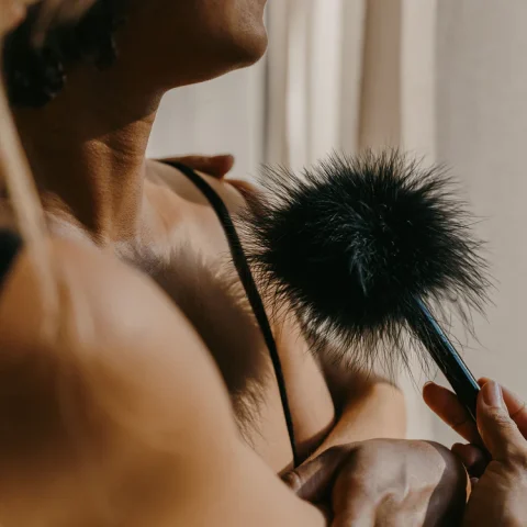 Plume à caresses