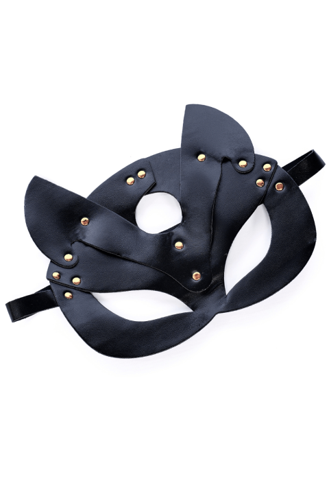 Masque félin en faux cuir - Mapalé