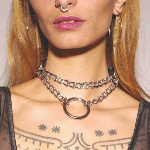 Collier étrangleur Silver