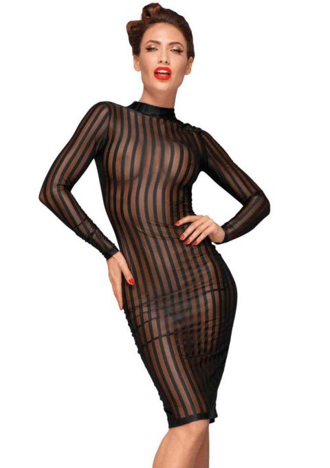 Robe classique en tulle élastique