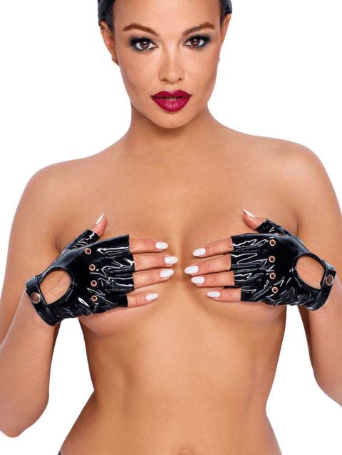 Gants sans doigts en PVC