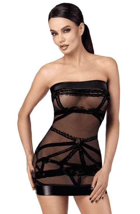 Bondesque Mini robe épaule dénudée