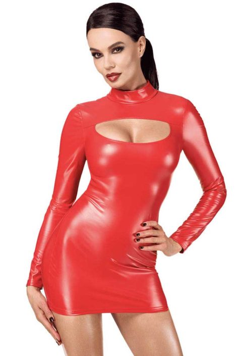 Bombshell Robe Moulante ouverte Red