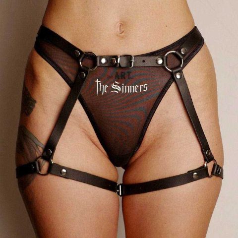 Harnais de Fesses Noir