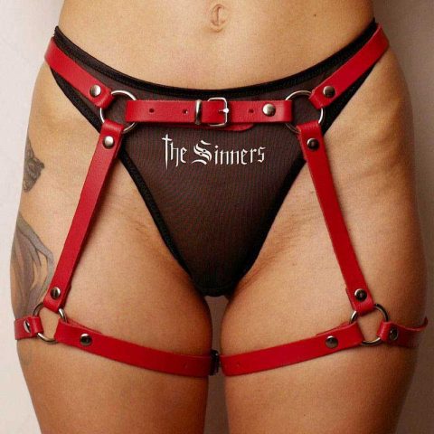 Harnais de Fesses Rouge