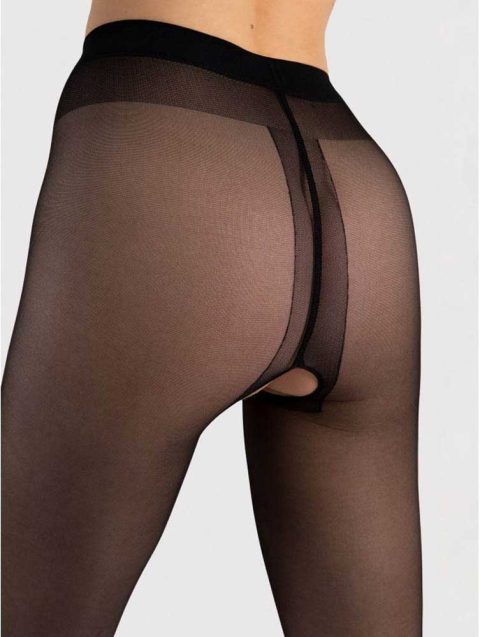 Ouvert Collants 20 DEN - Noir